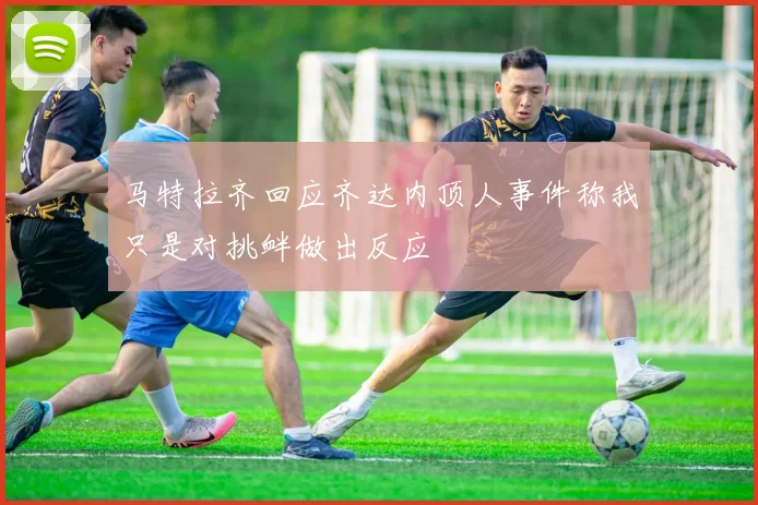 马特拉齐回应齐达内顶人事件称我只是对挑衅做出反应